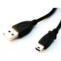 USB zu Mini USB-Kabel GEMBIRD CCP-USB2-AM5P-6 Schwarz 1,8 m