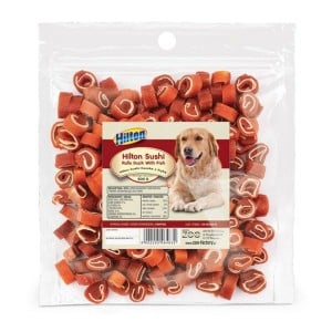 Snack pour chiens Hilton Sushi Rolls Canard Morue 500 g