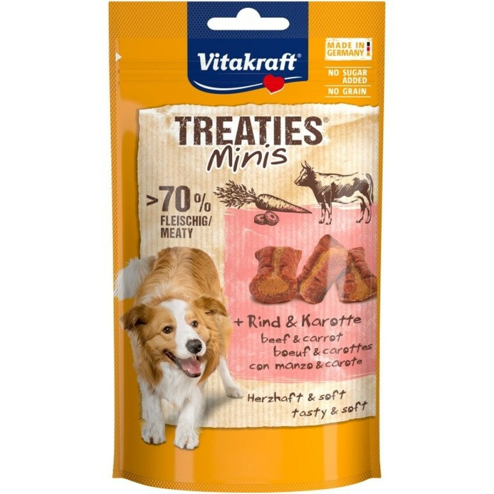 Snack pour chiens Vitakraft Treaties Minis Beef and carrot Viande de bœuf