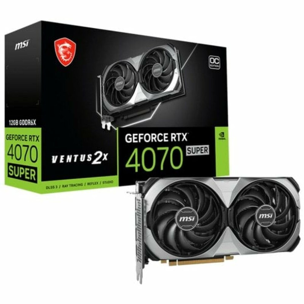 Carte Graphique MSI GEFORCE RTX 4070 SUPER GEFORCE RTX 4070 12 GB GDDR6X