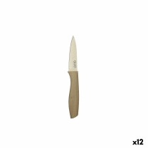 Peeler Knife Quid Cocco Brown Metal 9 cm (Pack 12x)