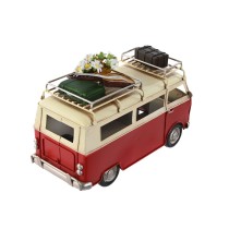 Deko-Figur Home ESPRIT Transporter Rot grün Vintage 25 x 12 x 17 cm (2 Stück)