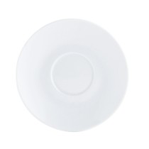 Plate Quid Basic Coffee Ceramic White (12,5 cm) (Pack 12x)