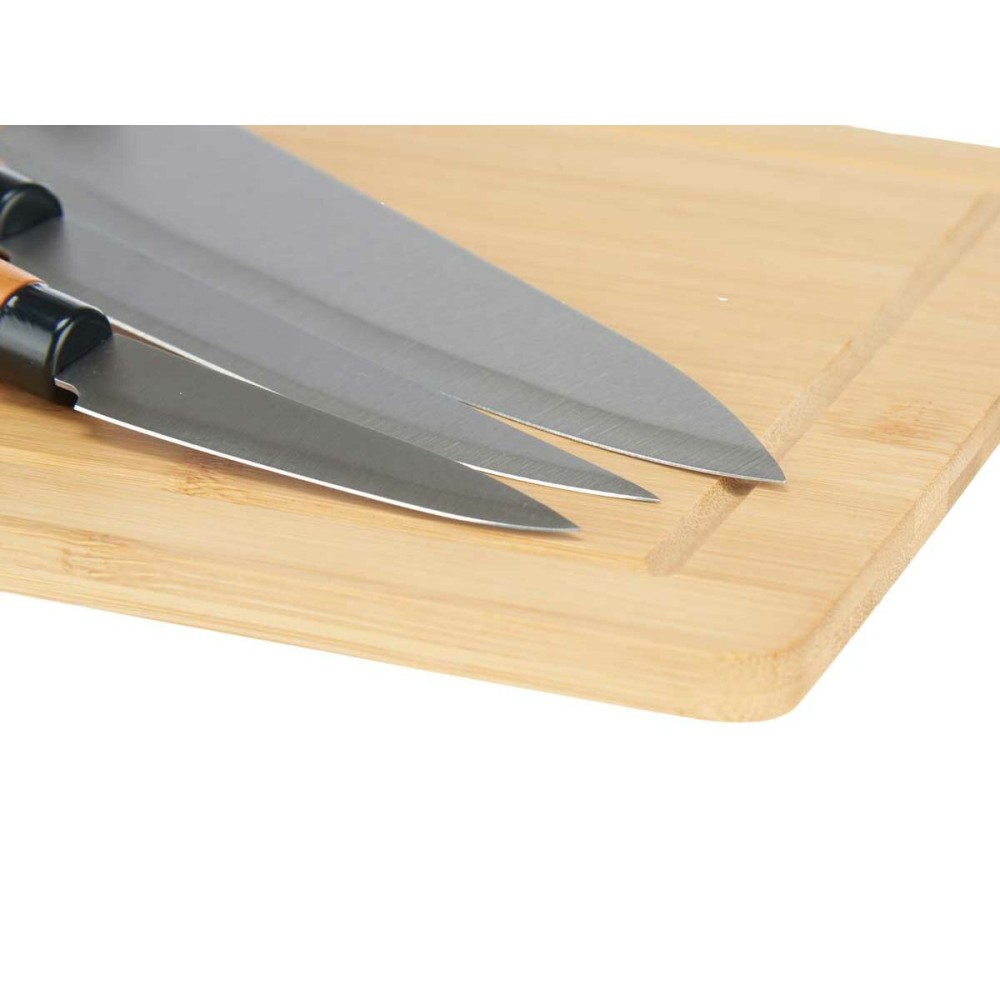 Knife Set Kinvara KT216102 Brown Bamboo Cutting board Cheese (6 Units)