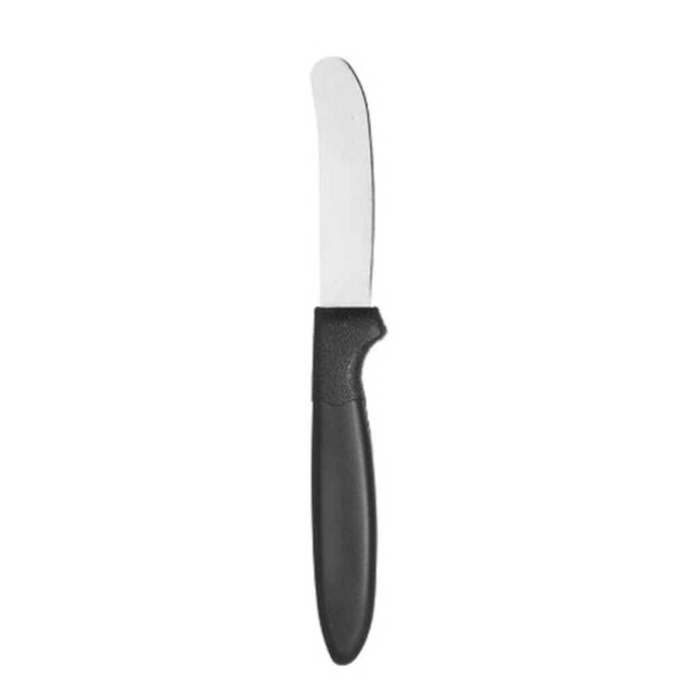 Knife Set Kinvara CN-KT172244E Black Silver Stainless steel Plastic 17 cm (12 Units)