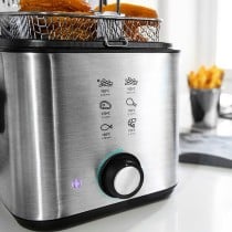 Fritteuse Cecotec CleanFry Infinity 1500 1,5 L 900W Schwarz Rostfreier Stahl 900 W 1,5 L