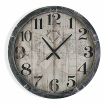 Horloge Murale Versa Map World Bois MDF (6,5 x 76,5 x 76,5 cm)