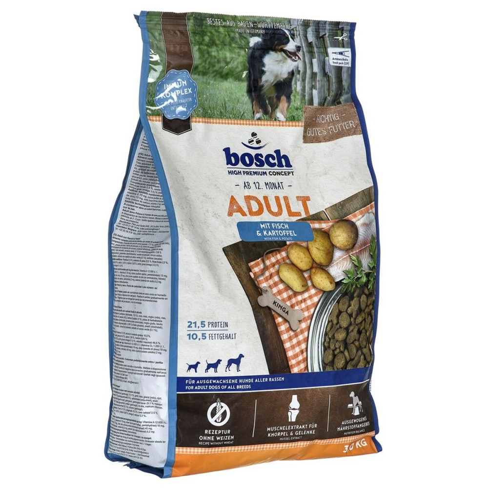 Nourriture BOSCH 5222003 Adulte Poisson Oiseaux Pommes de terre 3 Kg