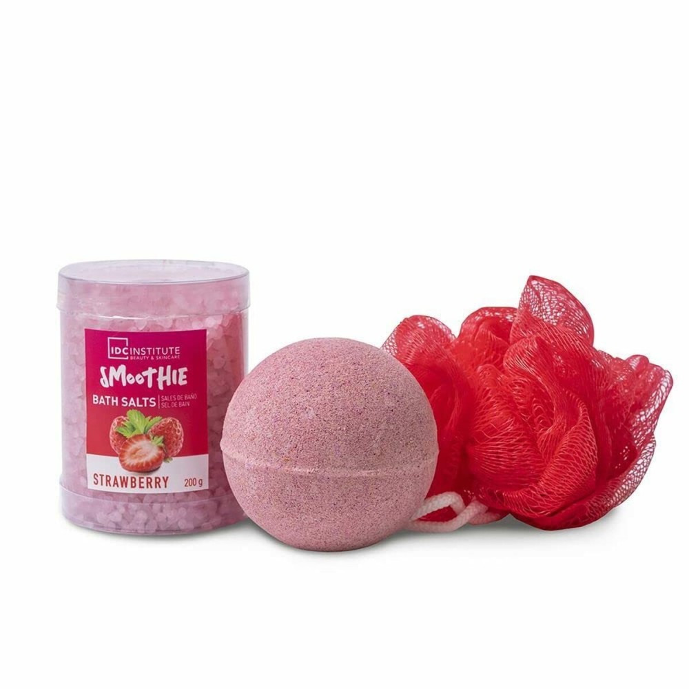 Bath Set IDC Institute Smoothie 3 Pieces Strawberry