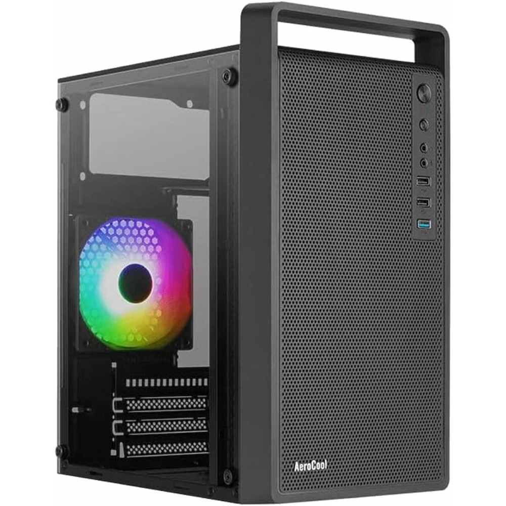 Boîtier ATX semi-tour Aerocool PGS CS-109-G-BK-v1 FRGB Noir