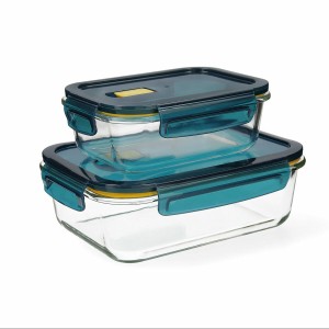 Lunchbox-Set Quid Astral Kristall Durchsichtig (2 pcs)