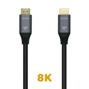 HDMI Kabel Aisens A150-0427 Schwarz Grau Schwarz/Grau 1,5 m