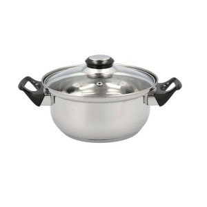 Casserole avec Couvercle Quid Habitat Métal Acier Bakélite