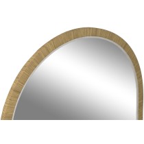 Wall mirror Home ESPRIT Brown Beige Natural Ivory Scandi 55 X 2 X 75 cm (4 Units)