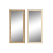 Miroir mural Home ESPRIT Beige Naturel 74 X 2 X 162 cm (2 Unités)