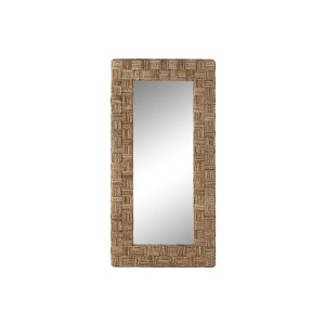 Wall mirror Home ESPRIT Natural 100 X 6 X 200 cm