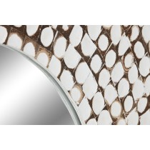 Miroir mural Home ESPRIT Blanc Décapé 120 x 4 x 120 cm