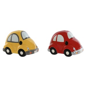 Money box Home ESPRIT Dolomite Car 15 X 9 X 10,5 cm (2 Units)