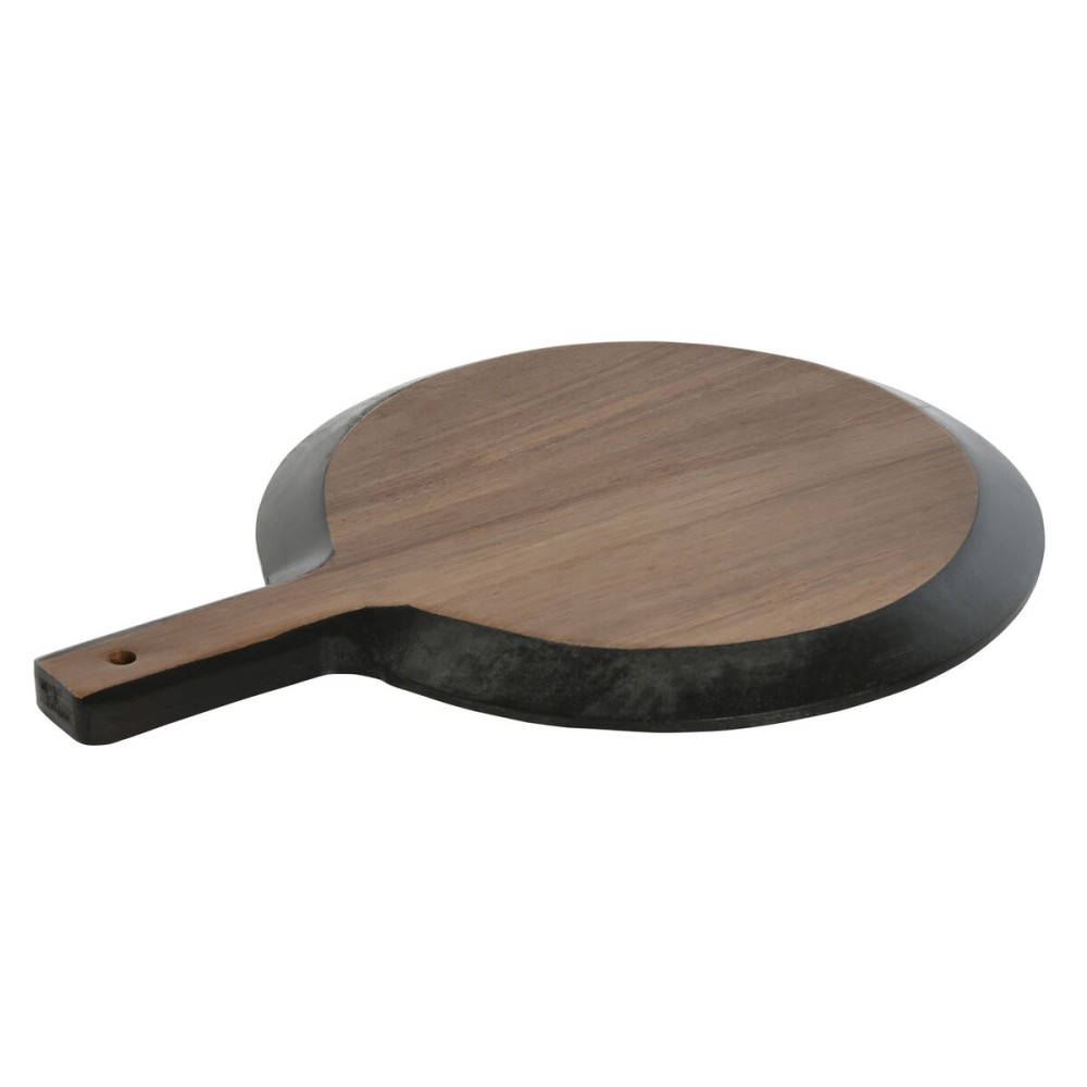 Cutting board Home ESPRIT Black Natural Board 38 x 28 x 1,8 cm