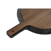 Cutting board Home ESPRIT Black Natural Board 38 x 28 x 1,8 cm