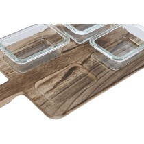 Tablett für Snacks Home ESPRIT natürlich 350 ml 39,5 x 20 x 5 cm