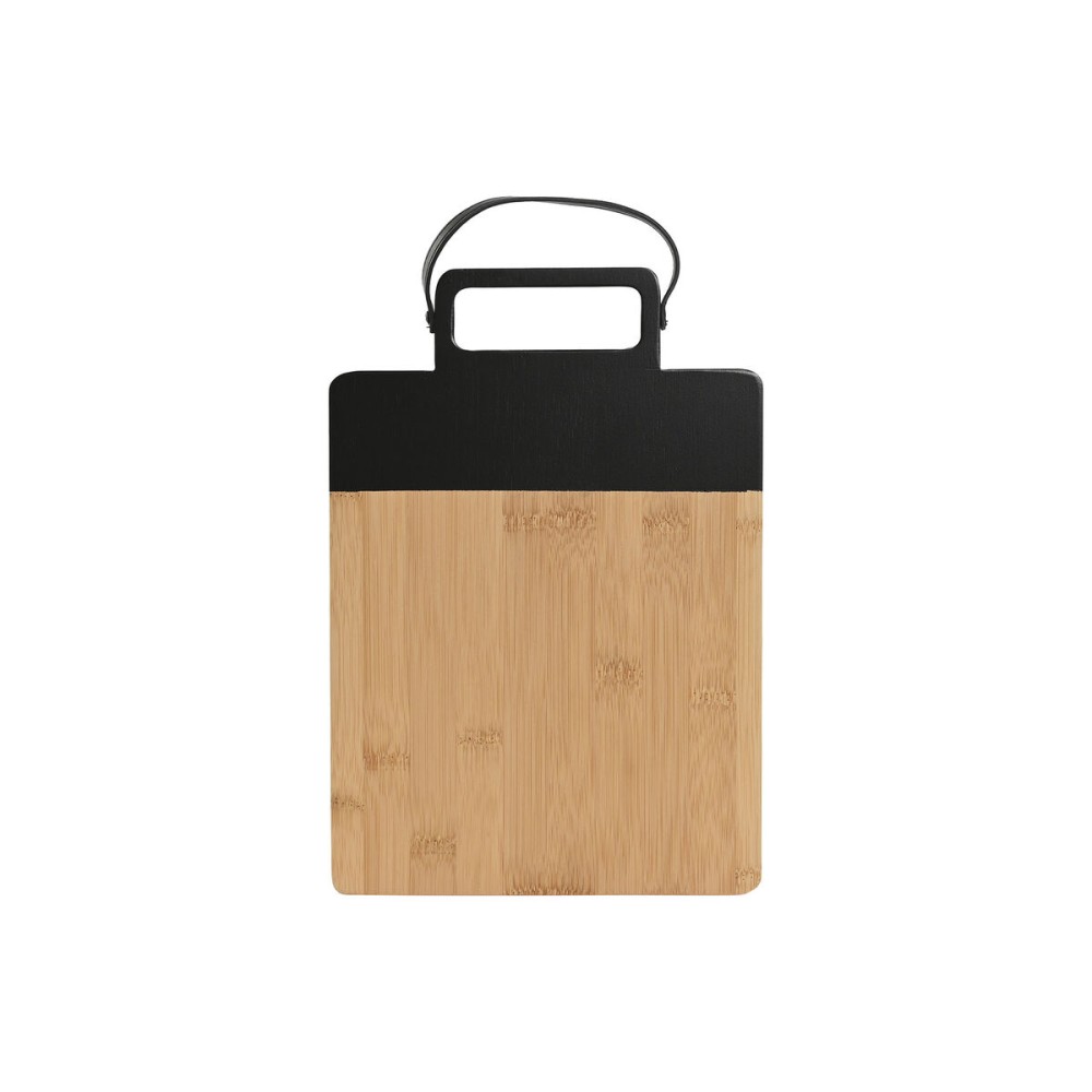 Cutting board Home ESPRIT Black Natural Polyurethane Bamboo 35,5 x 21 x 1,1 cm