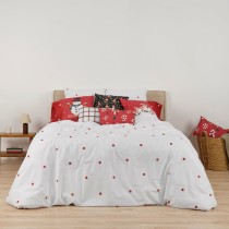 Housse de Couette Decolores Laponia Blanc Lit 1 persone 140 x 200 cm