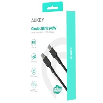 USB Cable Aukey CB-SCC241 Black 1 m 240 W