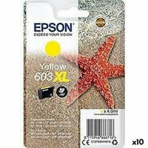 Original Ink Cartridge Epson XP-2100 3100 4100 WF-2830DWF 2850DWF Yellow (10 Units)