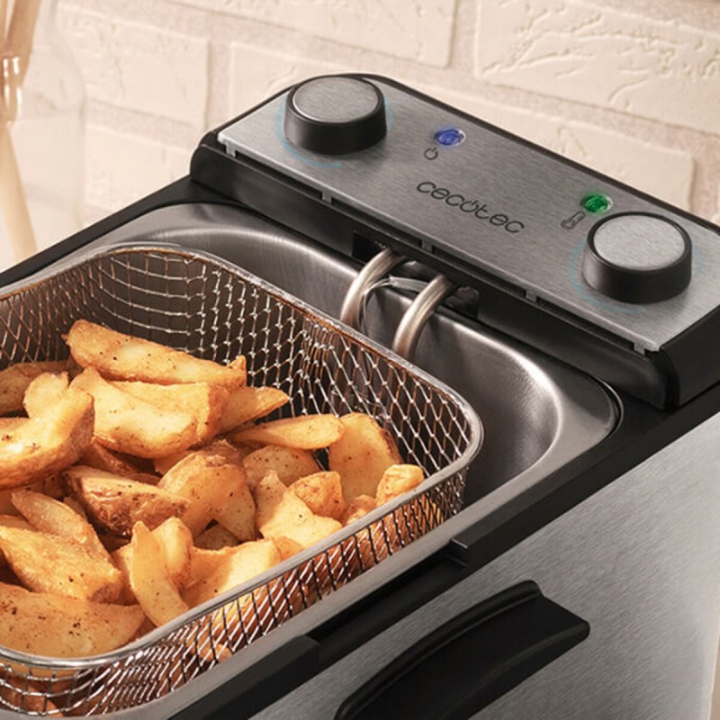 Deep-fat Fryer Cecotec CleanFry Infinity 3000 3 L 2400W Stainless steel