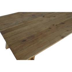 Esstisch Home ESPRIT Braun natürlich Holz Kiefernholz 220 x 100 x 76 cm