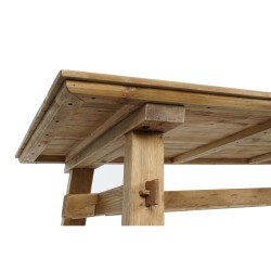 Esstisch Home ESPRIT Braun natürlich Holz Kiefernholz 220 x 100 x 76 cm