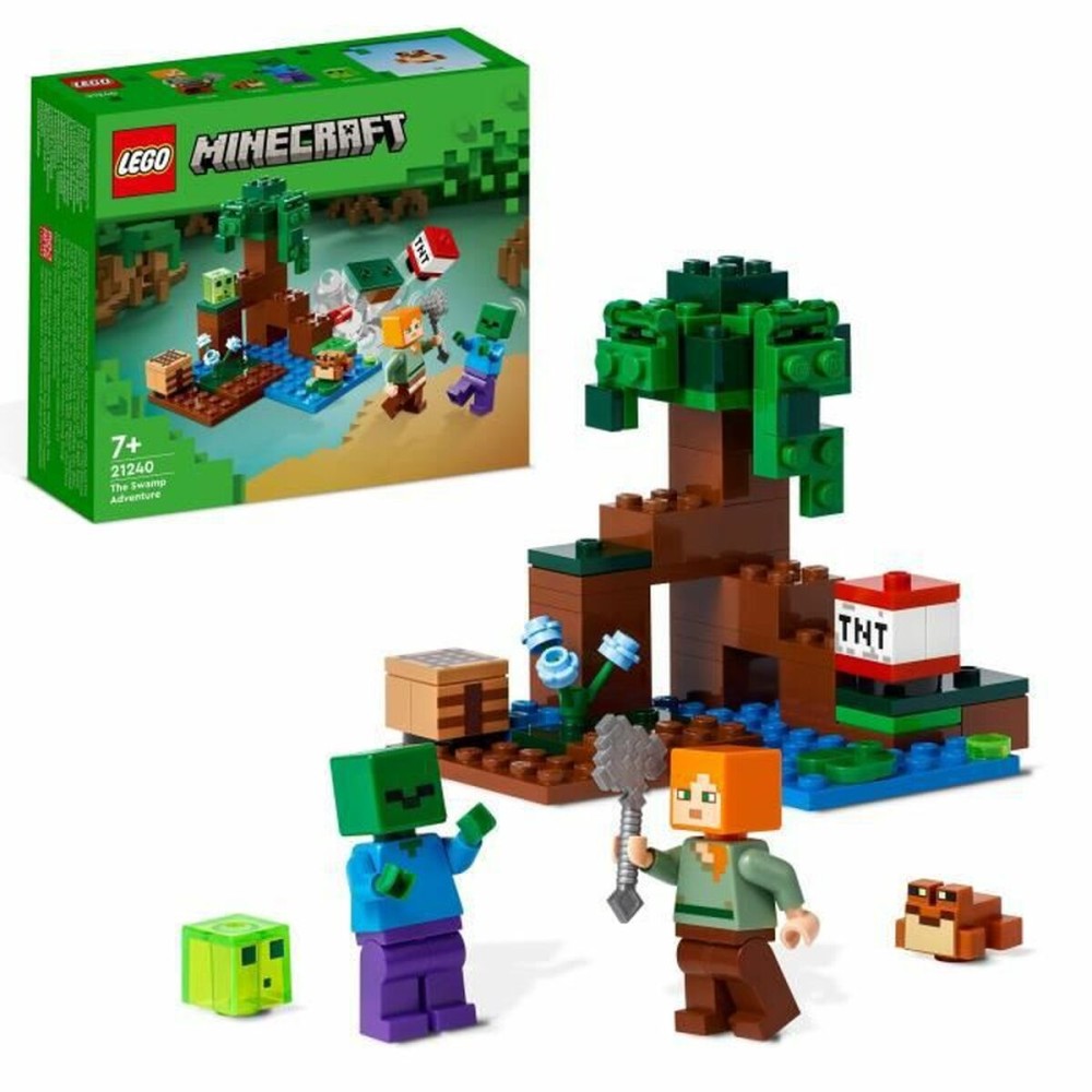 Playset Lego Minecraft 21240 Adventures in the Marais Multicolour 65 Pieces