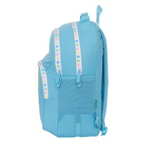 Schulrucksack Benetton Spring Celeste 32 x 42 x 15 cm