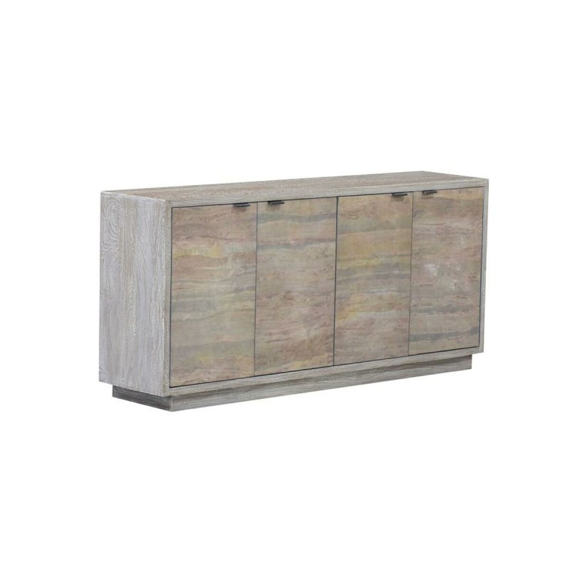 Buffet Home ESPRIT Gris Pierre Bois de manguier 175 x 40 x 81 cm