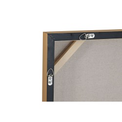 Leinwand Home ESPRIT Weiß Gold polystyrol Leinwand abstrakt 101,5 x 4 x 101,5 cm (2 Stück)