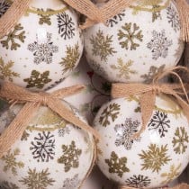 Boules de Noël Multicouleur Papier Polyfoam 7,5 x 7,5 x 7,5 cm (6 Unités)