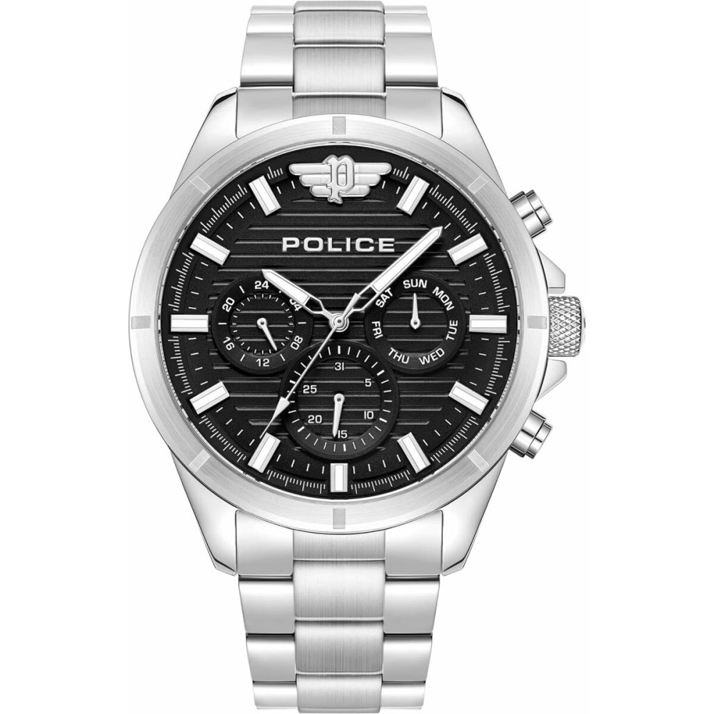 Men's Watch Police PEWJK2227806 Black Silver