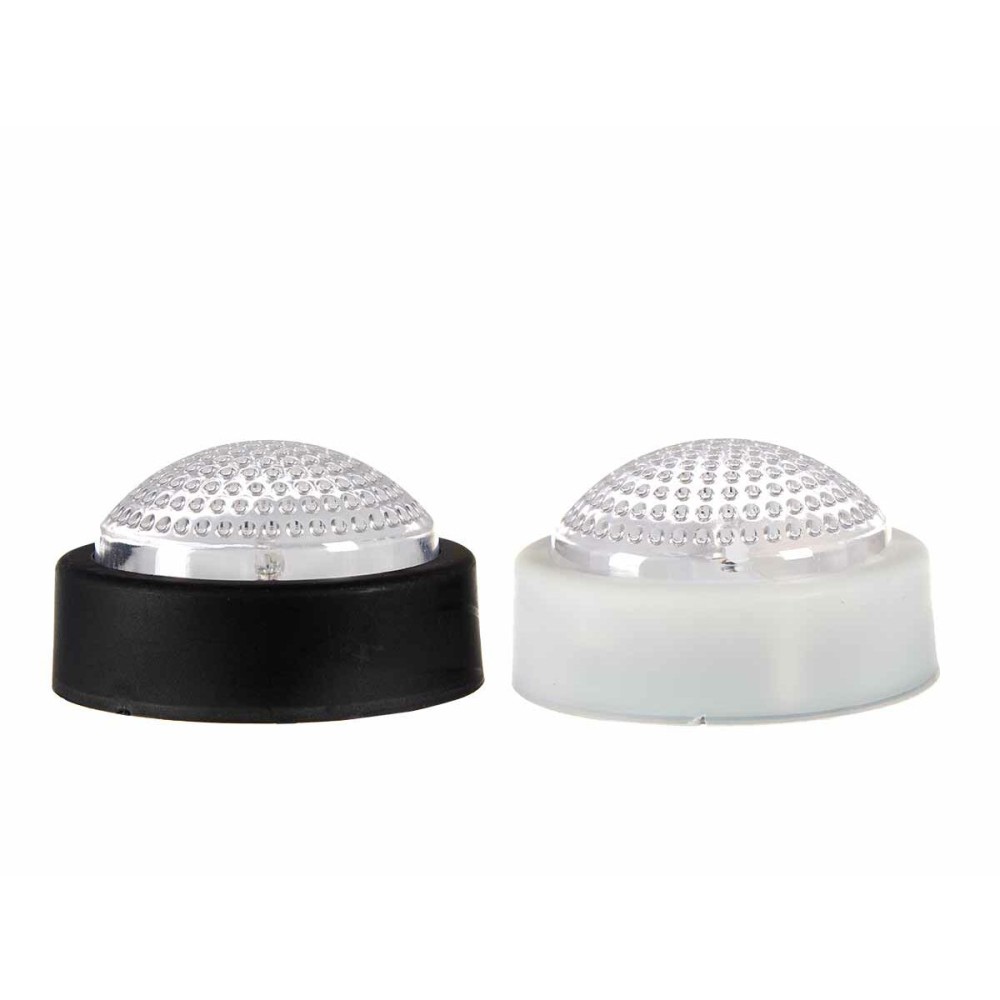 Night light Kipit EG042 White Black polypropylene polystyrene 2 Pieces (12 Units)