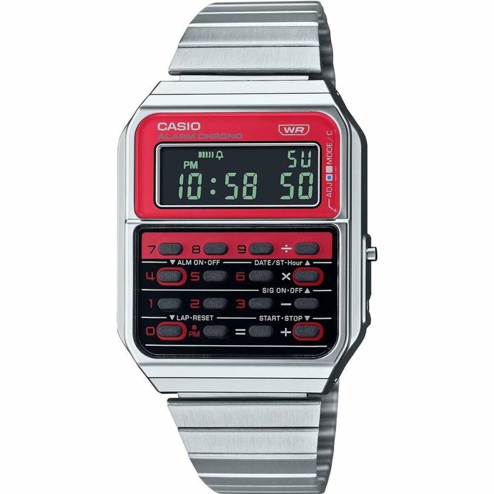 Herrenuhr Casio CA-500WE-4BEF Silberfarben (Ø 34 mm)