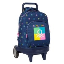 Schulrucksack Benetton Cool Marineblau 33 x 45 x 22 cm