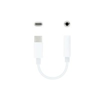 USB-C to Jack 3.5 mm Adapter NANOCABLE 10.24.1205-W White (1 Unit)