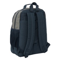 Schulrucksack Kappa Dark navy Grau Marineblau 32 x 42 x 15 cm