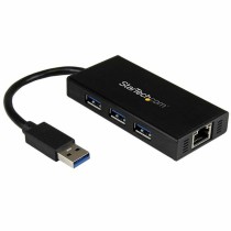 Hub USB Startech ST3300GU3B Noir