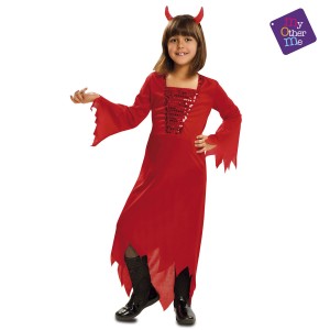 Déguisement pour Enfants My Other Me Diablesse Rouge 5-6 Ans (2 Pièces)