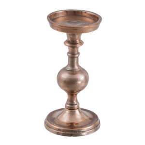 Candleholder Copper Aluminium 9 x 9 x 24 cm