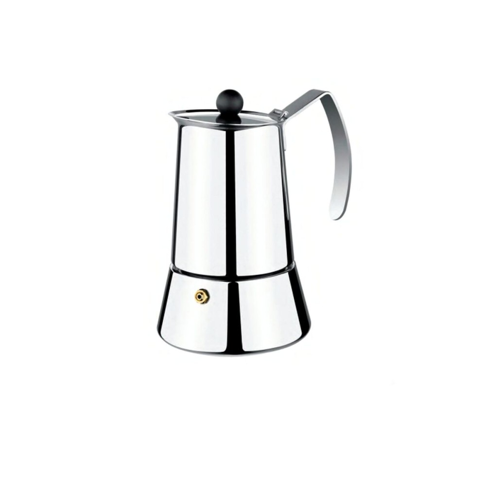 Cafetière Italienne Monix M630006 Acier Argent 6 Tasses Acier inoxydable