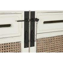 Schrank Home ESPRIT Weiß natürlich 105 x 42 x 188 cm