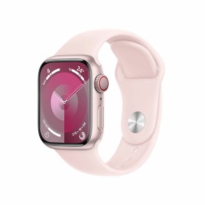 Montre intelligente Apple Watch Series 9 + Cellular Rose 41 mm