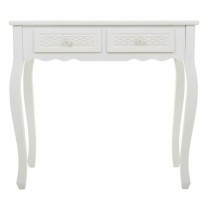 Konsolentisch mit Schubladen Alexandra House Living Weiß Creme Metall Kiefernholz Holz MDF 40 x 76 x 135 cm